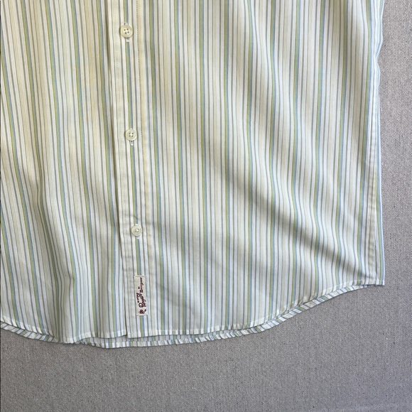 Original Penguin Light Blue Striped Button Down Shirt - Picture 5 of 8